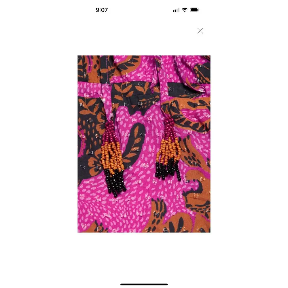 Farm Rio Pink Wild Leopards Minidress Size Large NWT - Picture 7 of 10